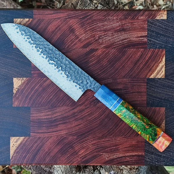 Santoku damasco 100% industrial